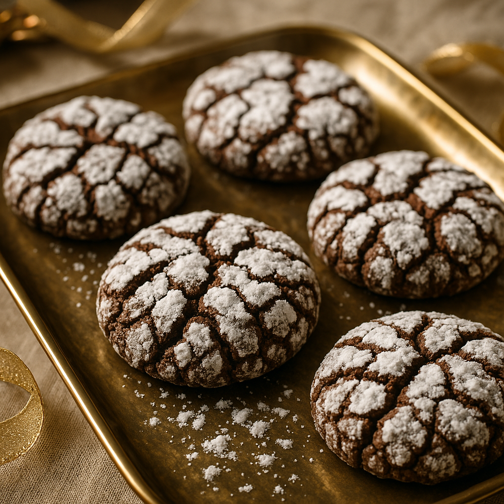 Chocolate Snowflake Snacks