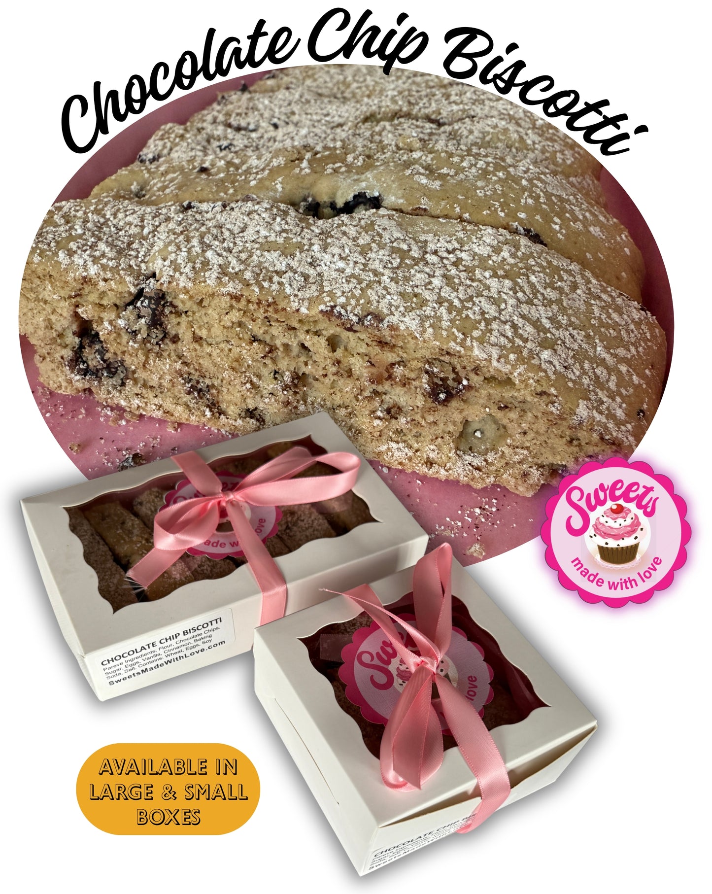 Chocolate Chip Biscotti