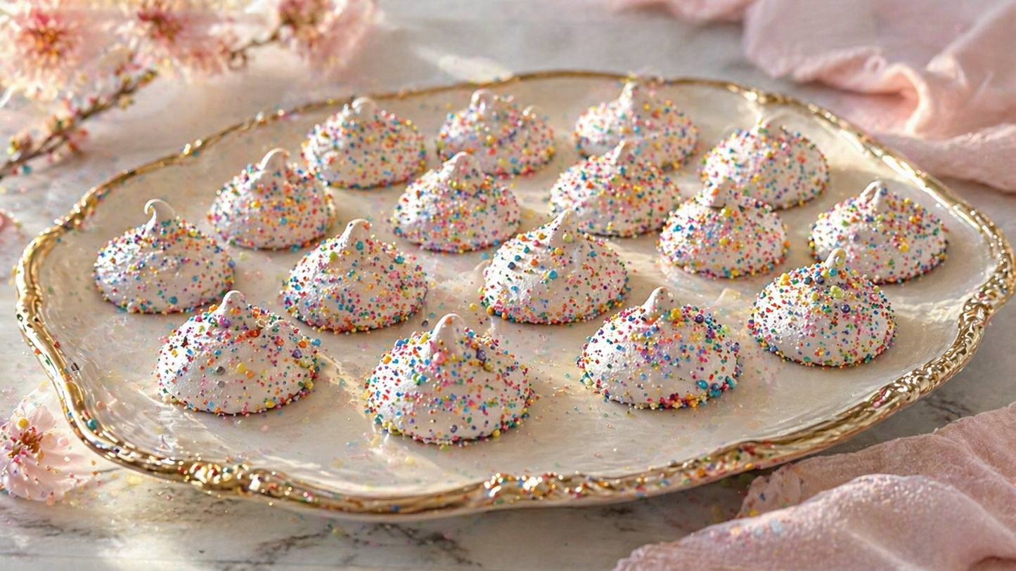 Unicorn Explosion Meringues