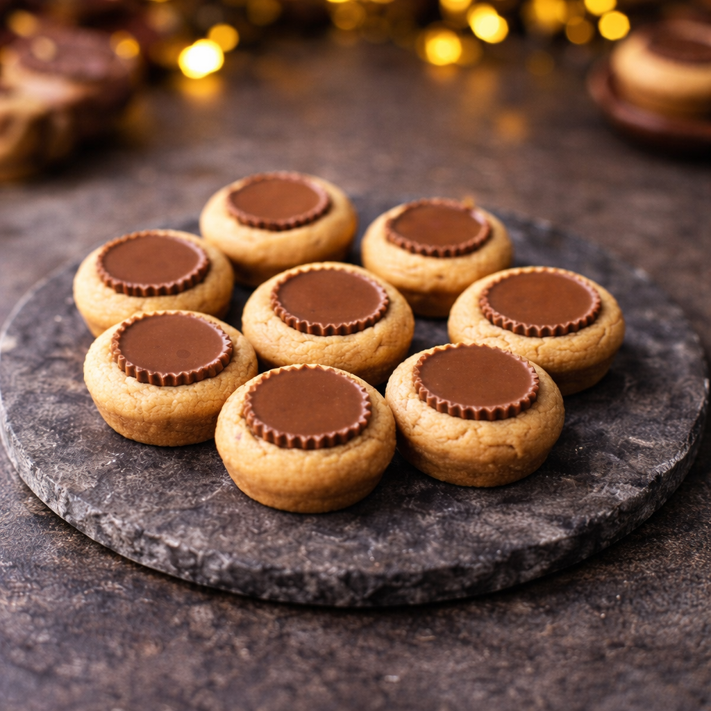 Peanut Butter Surprise Cookie Cups (Gluten Free)